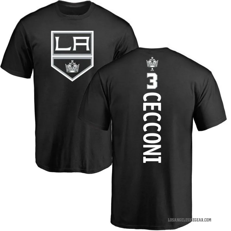 Joseph Cecconi Men's Black Los Angeles Kings Backer T-Shirt -