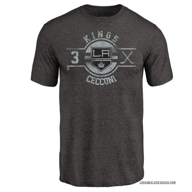 Joseph Cecconi Men's Black Los Angeles Kings Insignia T-Shirt -