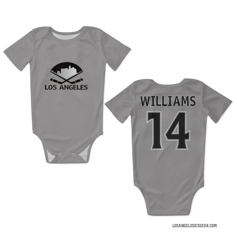 Justin Williams  Gray Los Angeles Kings  Newborn & Infant Bodysuit