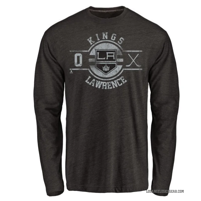 Kaleb Lawrence Men's Black Los Angeles Kings Insignia Long Sleeve T-Shirt -