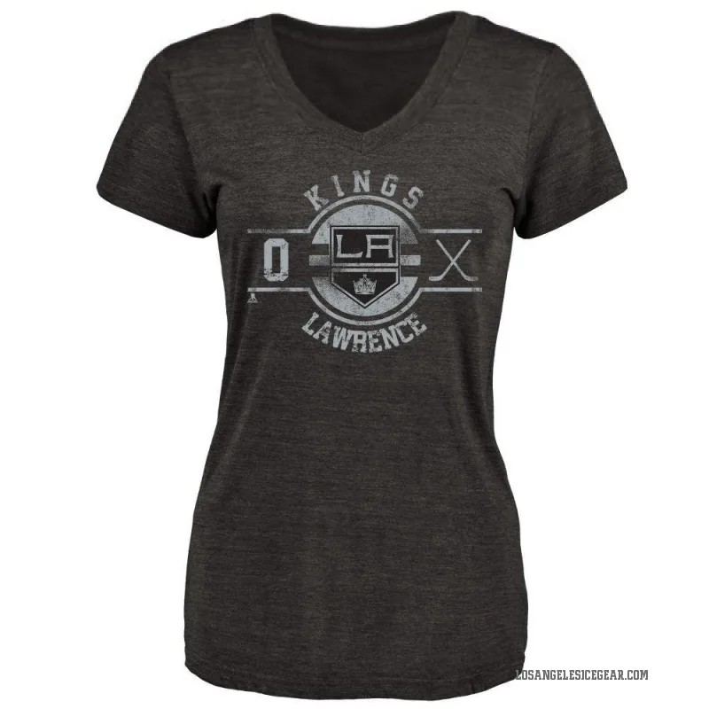 Kaleb Lawrence Women's Black Los Angeles Kings Insignia T-Shirt -
