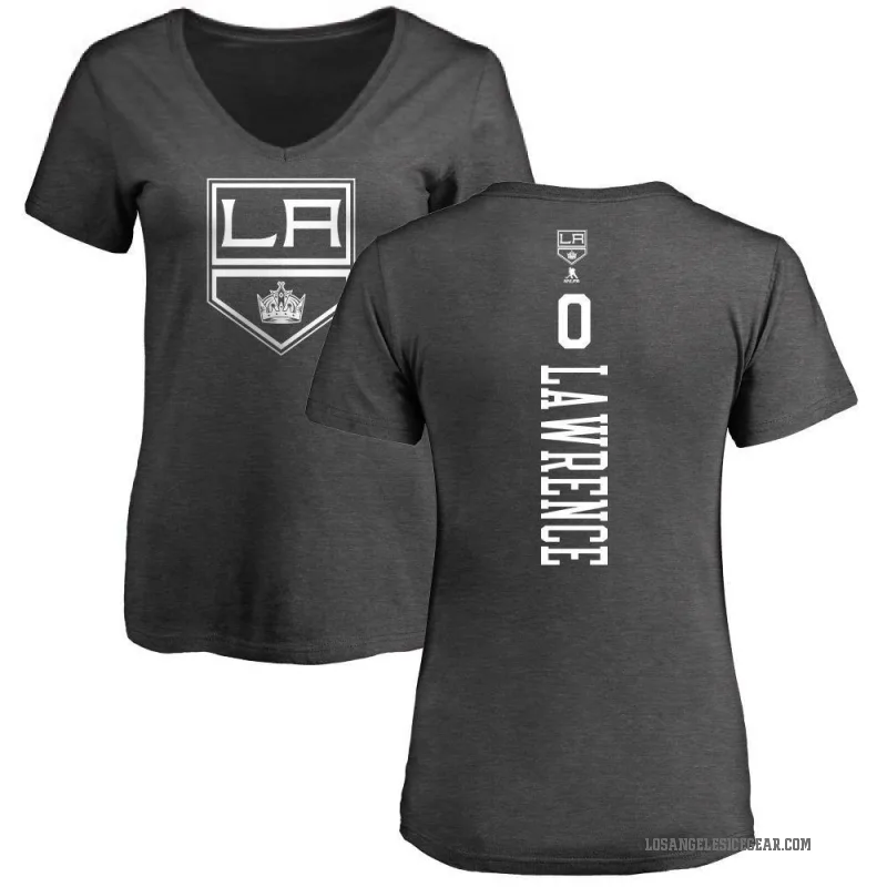 Kaleb Lawrence Women's Charcoal Los Angeles Kings One Color Backer T-Shirt -