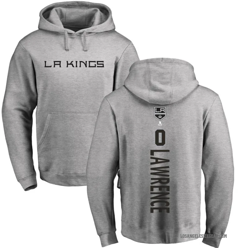Kaleb Lawrence Youth Los Angeles Kings Branded Ash Backer Pullover Hoodie