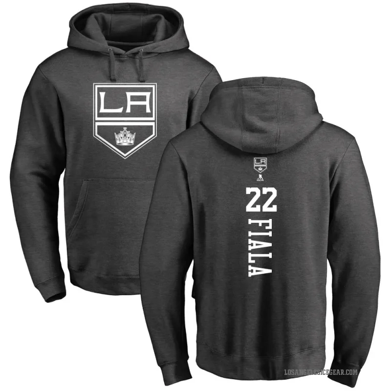 Kevin Fiala Youth Charcoal Los Angeles Kings Branded One Color Backer Pullover Hoodie
