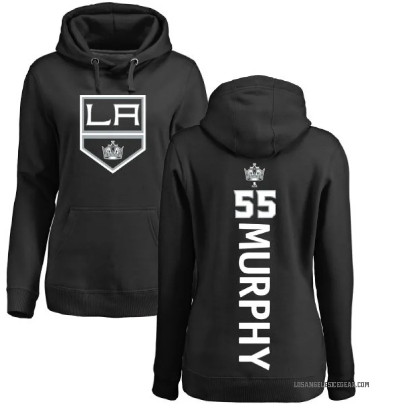 Larry Murphy Women's Black Los Angeles Kings Branded Backer Pullover Hoodie