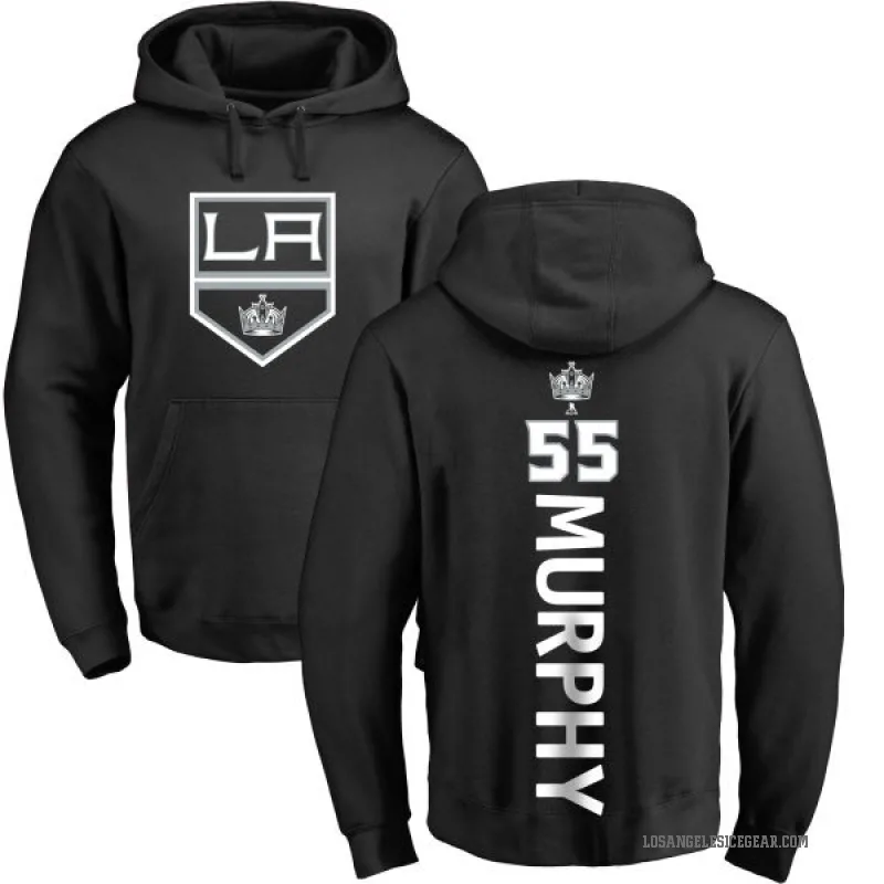 Larry Murphy Youth Black Los Angeles Kings Branded Backer Pullover Hoodie