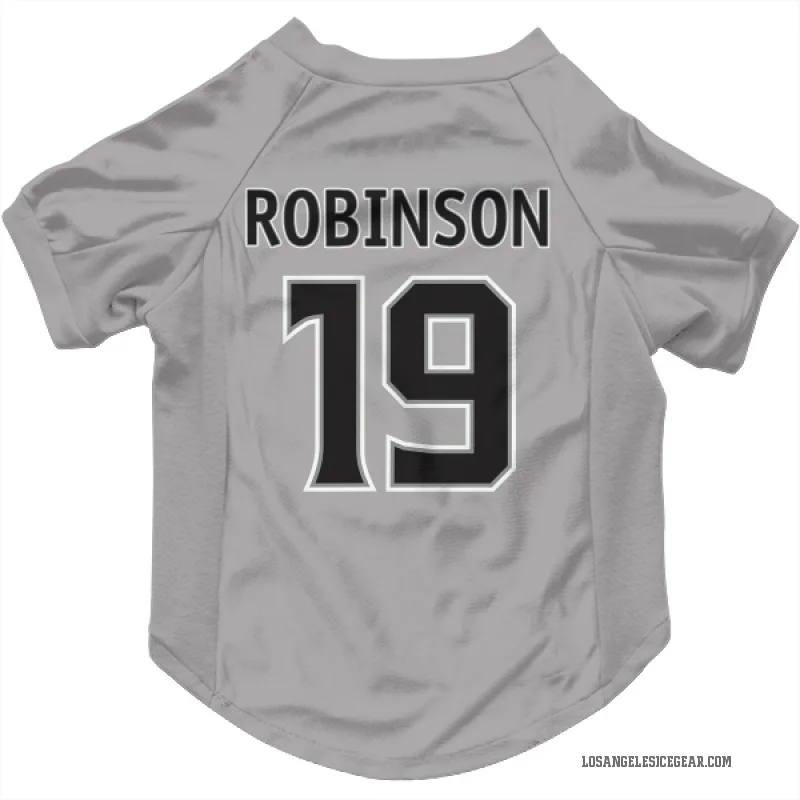 Larry Robinson  Gray Los Angeles Kings  Cat & Dog Pet Jersey