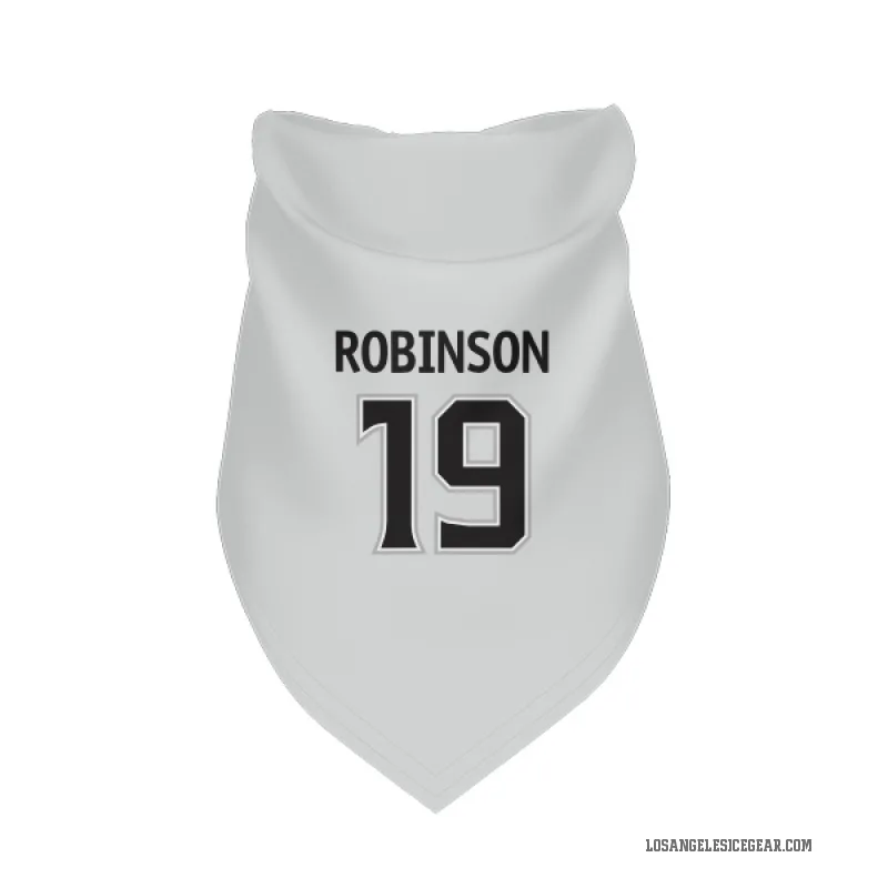 Larry Robinson  White Los Angeles Kings  Cat & Dog Pet Bandana