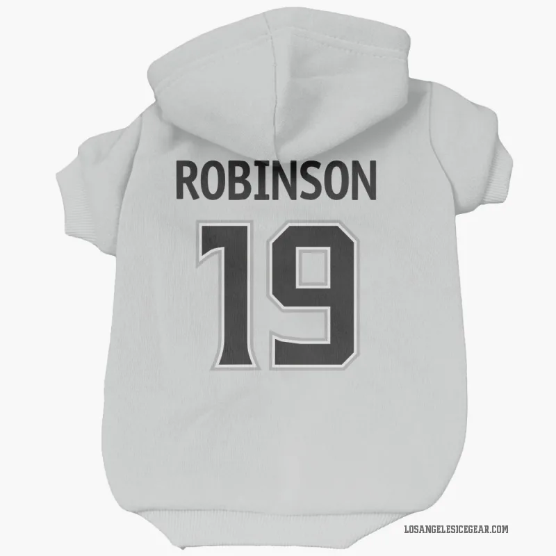 Larry Robinson  White Los Angeles Kings  Cat & Dog Pet Hoodie