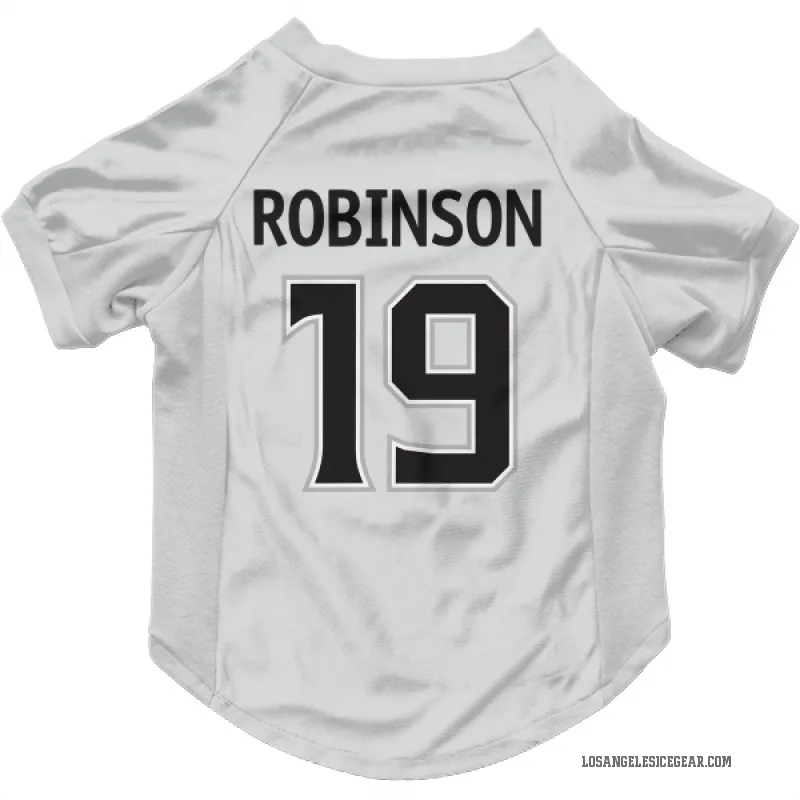 Larry Robinson  White Los Angeles Kings  Cat & Dog Pet Jersey