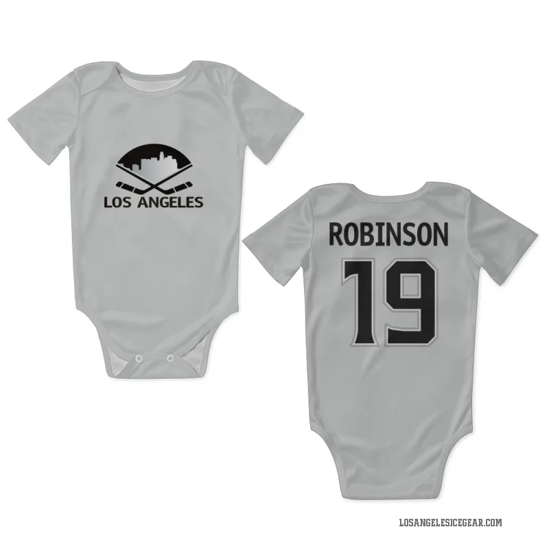 Larry Robinson  White Los Angeles Kings  Newborn & Infant Bodysuit