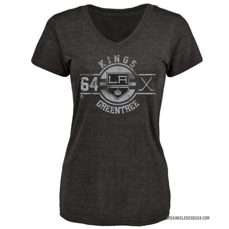Liam Greentree Women's Green Los Angeles Kings Insignia T-Shirt - Black