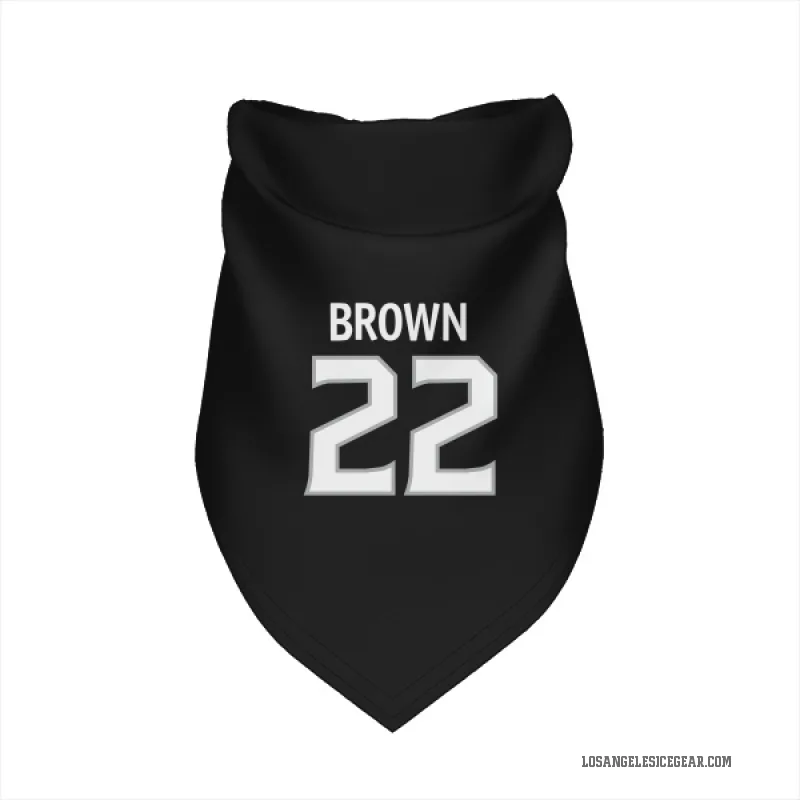 Logan Brown  Black Los Angeles Kings  Cat & Dog Pet Bandana