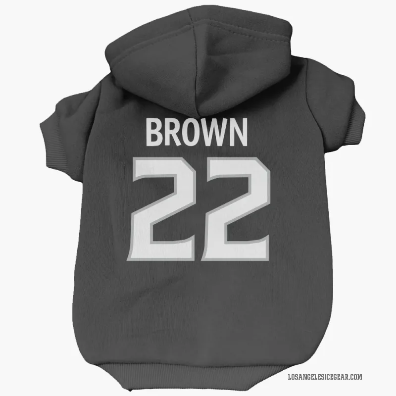 Logan Brown  Black Los Angeles Kings  Cat & Dog Pet Hoodie