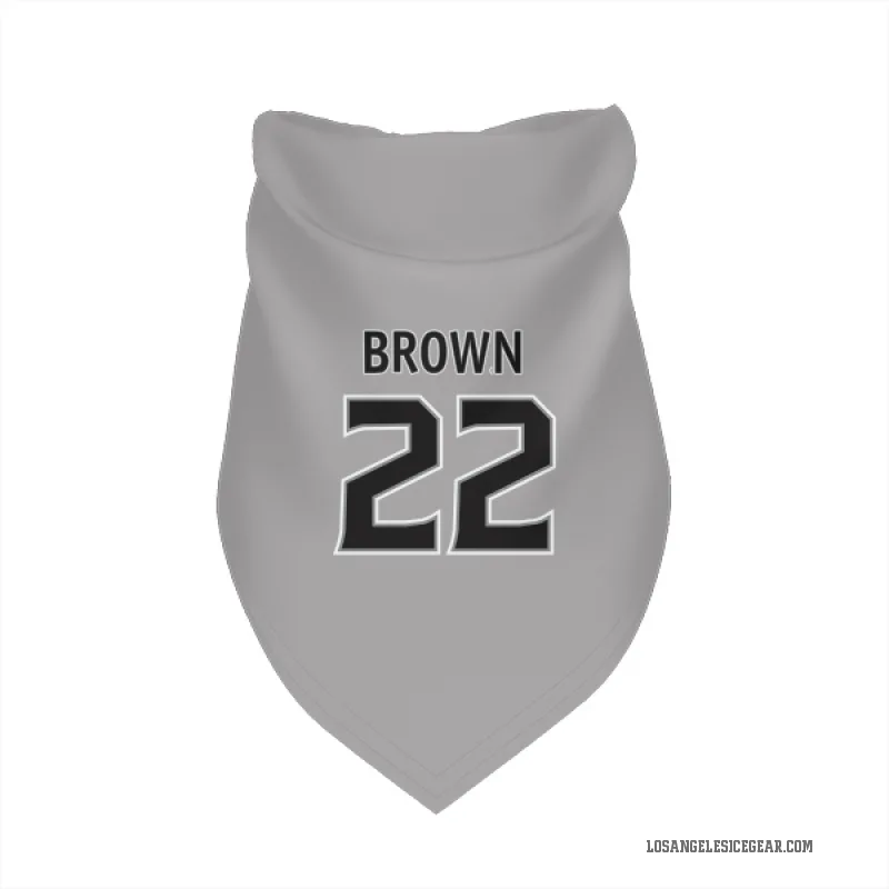 Logan Brown  Gray Los Angeles Kings  Cat & Dog Pet Bandana