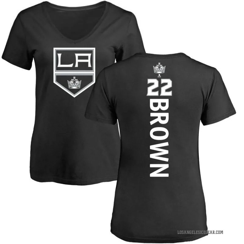 Logan Brown Women's Black Los Angeles Kings Backer T-Shirt -