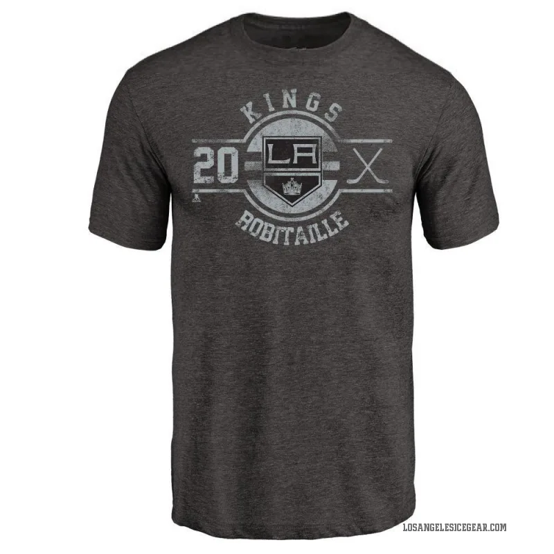 Luc Robitaille Men's Black Los Angeles Kings Insignia T-Shirt -