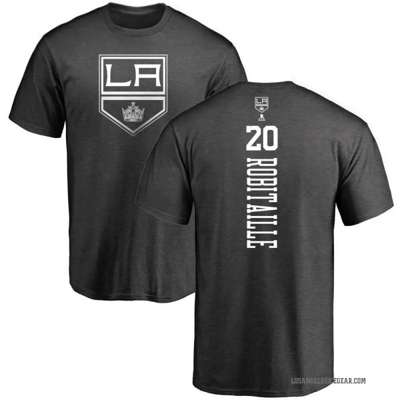 Luc Robitaille Youth Charcoal Los Angeles Kings One Color Backer T-Shirt -