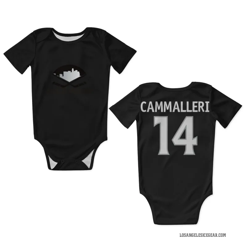 Mike Cammalleri  Black Los Angeles Kings  Newborn & Infant Bodysuit