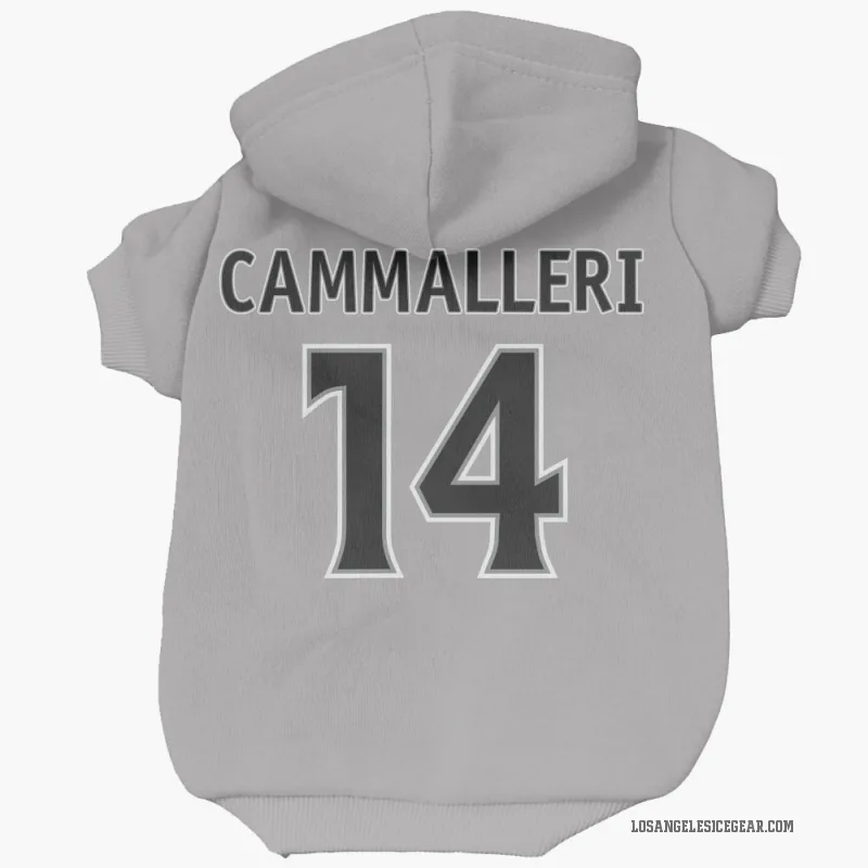 Mike Cammalleri  Gray Los Angeles Kings  Cat & Dog Pet Hoodie