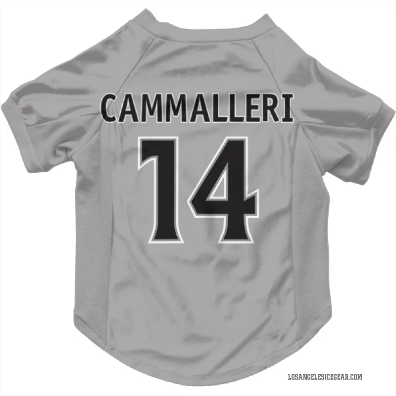Mike Cammalleri  Gray Los Angeles Kings  Cat & Dog Pet Jersey