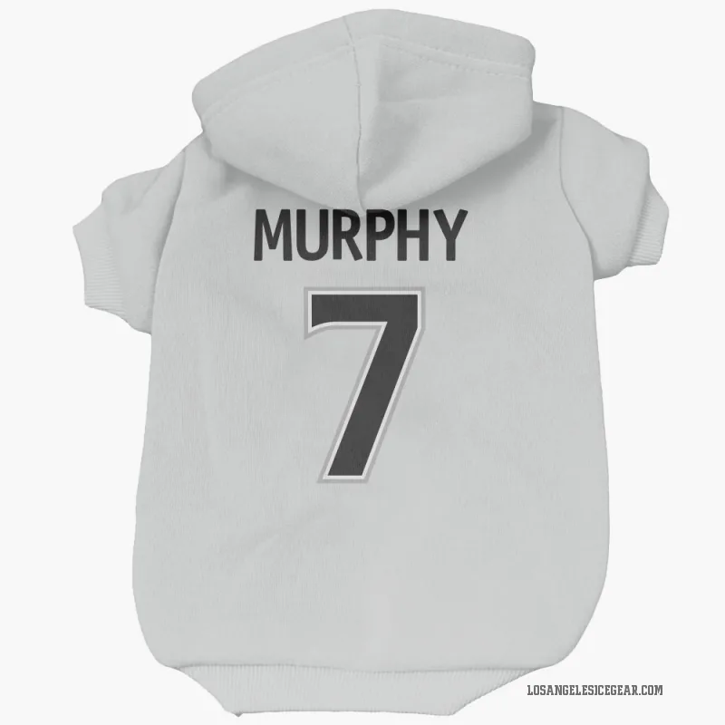 Mike Murphy  White Los Angeles Kings  Cat & Dog Pet Hoodie
