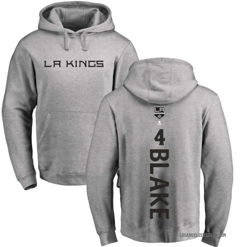 Rob Blake Youth Los Angeles Kings Branded Ash Backer Pullover Hoodie
