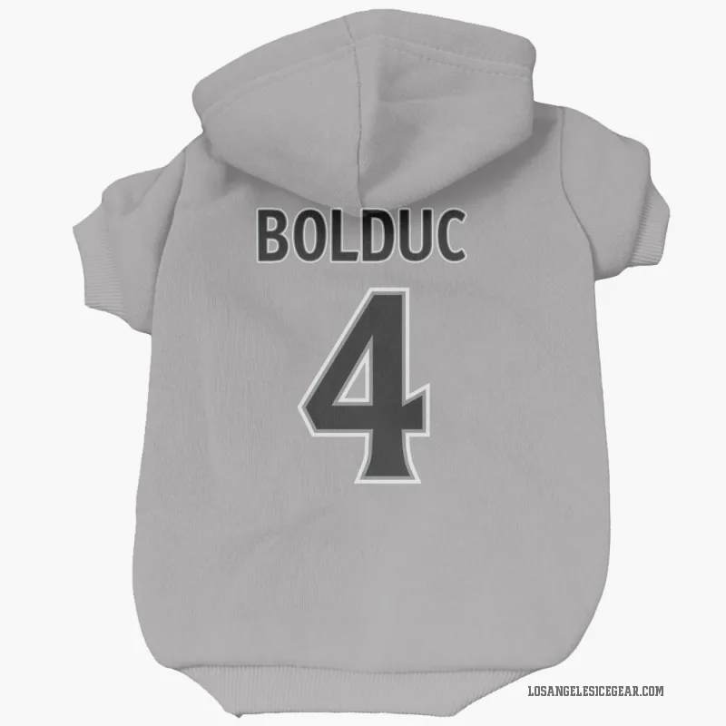 Samuel Bolduc  Gray Los Angeles Kings  Cat & Dog Pet Hoodie