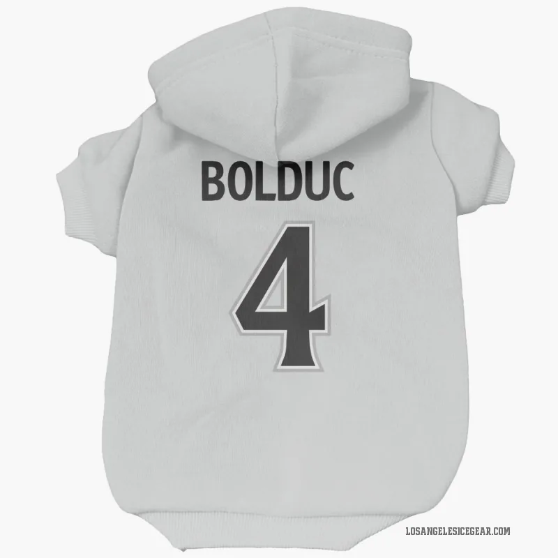 Samuel Bolduc  White Los Angeles Kings  Cat & Dog Pet Hoodie