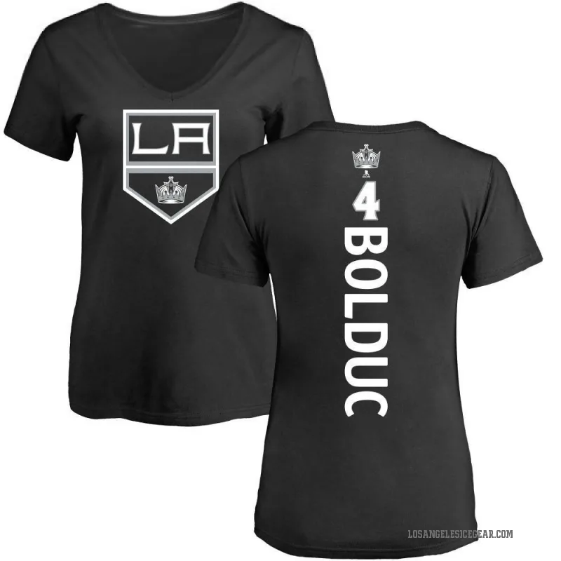 Samuel Bolduc Women's Black Los Angeles Kings Backer T-Shirt -