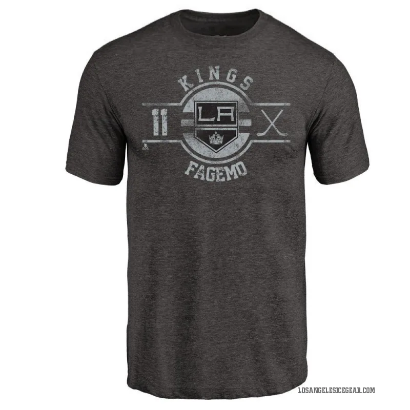Samuel Fagemo Youth Black Los Angeles Kings Insignia T-Shirt -