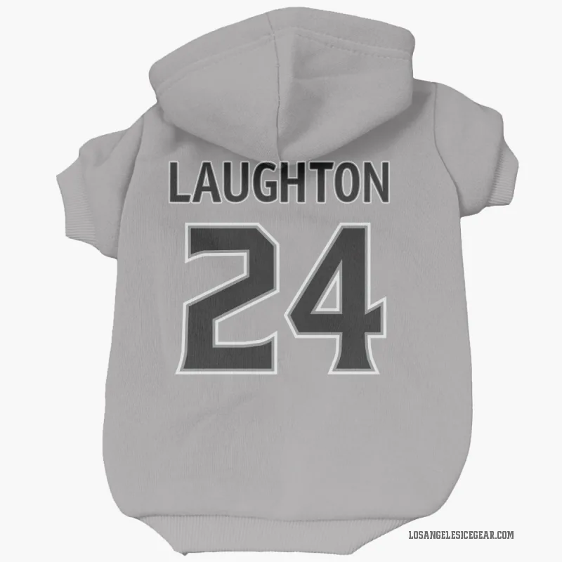 Scott Laughton  Gray Los Angeles Kings  Cat & Dog Pet Hoodie