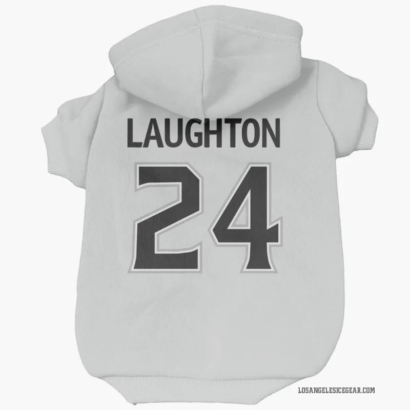 Scott Laughton  White Los Angeles Kings  Cat & Dog Pet Hoodie