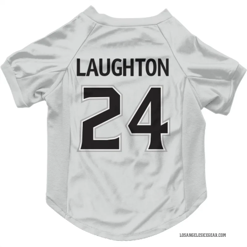 Scott Laughton  White Los Angeles Kings  Cat & Dog Pet Jersey