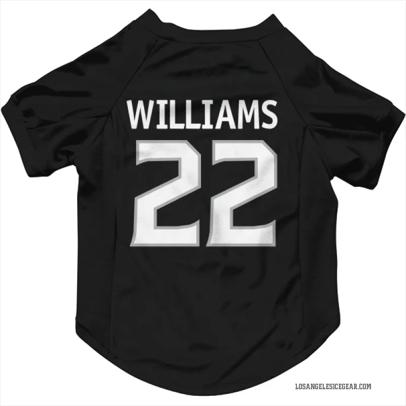 Tiger Williams  Black Los Angeles Kings  Cat & Dog Pet Jersey