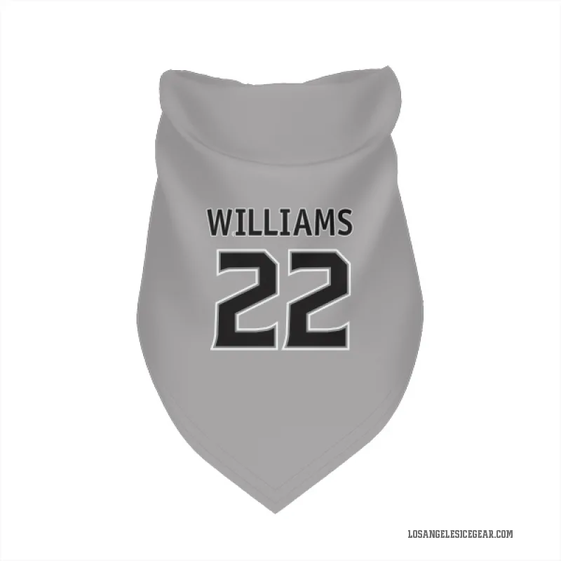 Tiger Williams  Gray Los Angeles Kings  Cat & Dog Pet Bandana