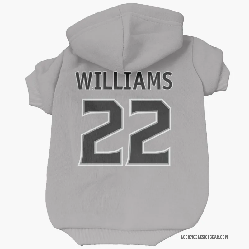 Tiger Williams  Gray Los Angeles Kings  Cat & Dog Pet Hoodie
