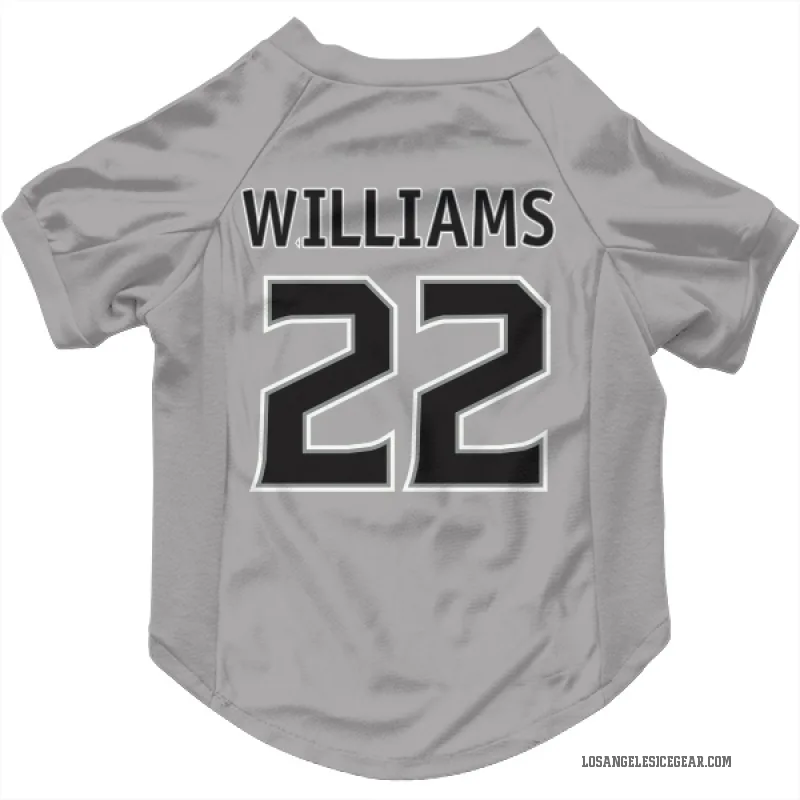 Tiger Williams  Gray Los Angeles Kings  Cat & Dog Pet Jersey