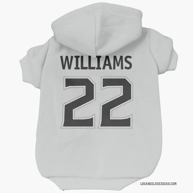 Tiger Williams  White Los Angeles Kings  Cat & Dog Pet Hoodie