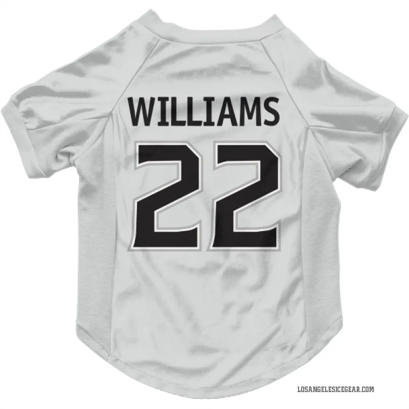 Tiger Williams  White Los Angeles Kings  Cat & Dog Pet Jersey