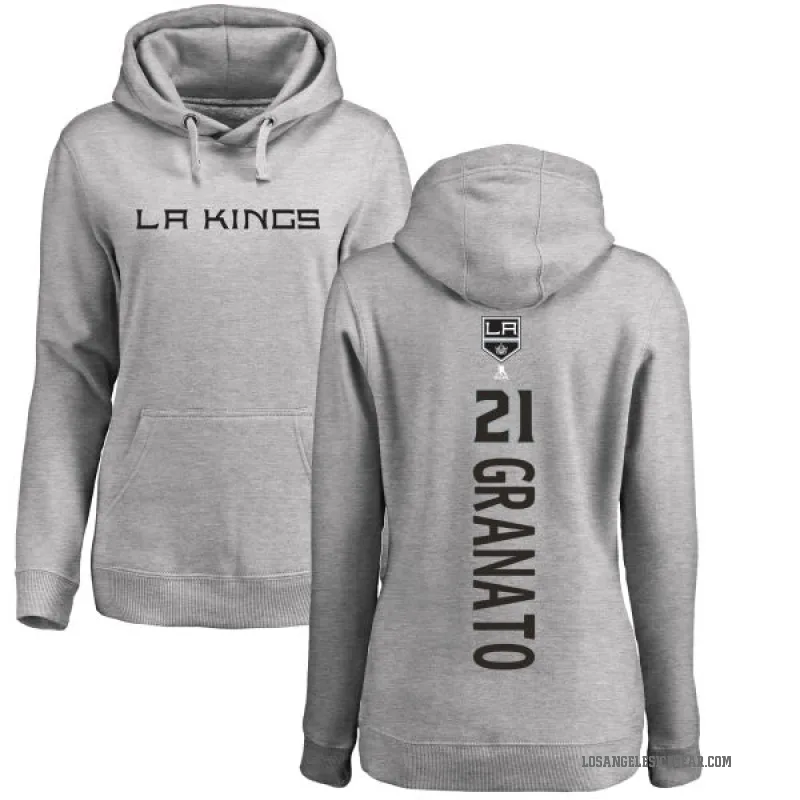 Tony Granato Women's Los Angeles Kings Branded Ash Backer Pullover Hoodie
