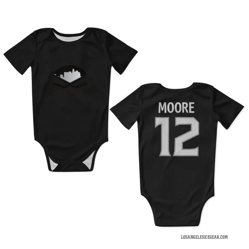 Trevor Moore  Black Los Angeles Kings  Newborn & Infant Bodysuit