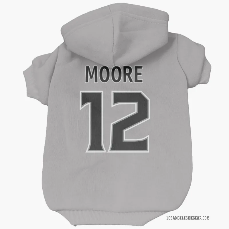 Trevor Moore  Gray Los Angeles Kings  Cat & Dog Pet Hoodie