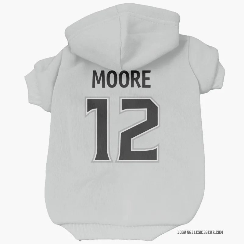 Trevor Moore  White Los Angeles Kings  Cat & Dog Pet Hoodie