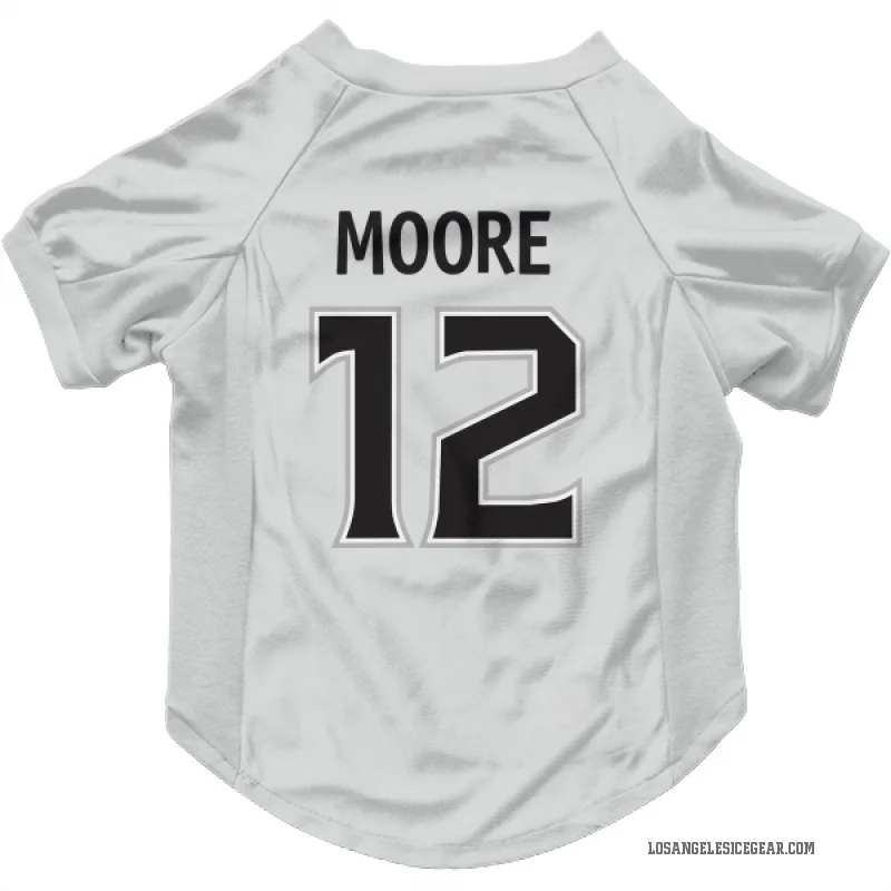 Trevor Moore  White Los Angeles Kings  Cat & Dog Pet Jersey