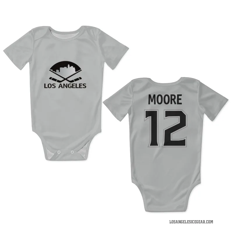 Trevor Moore  White Los Angeles Kings  Newborn & Infant Bodysuit