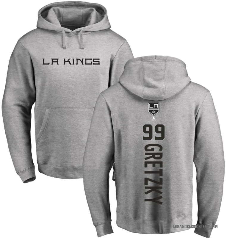 Wayne Gretzky Youth Los Angeles Kings Branded Ash Backer Pullover Hoodie
